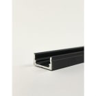 BLUELED - Perfil aluminio 17x7mm 1 metro 4500 negro
