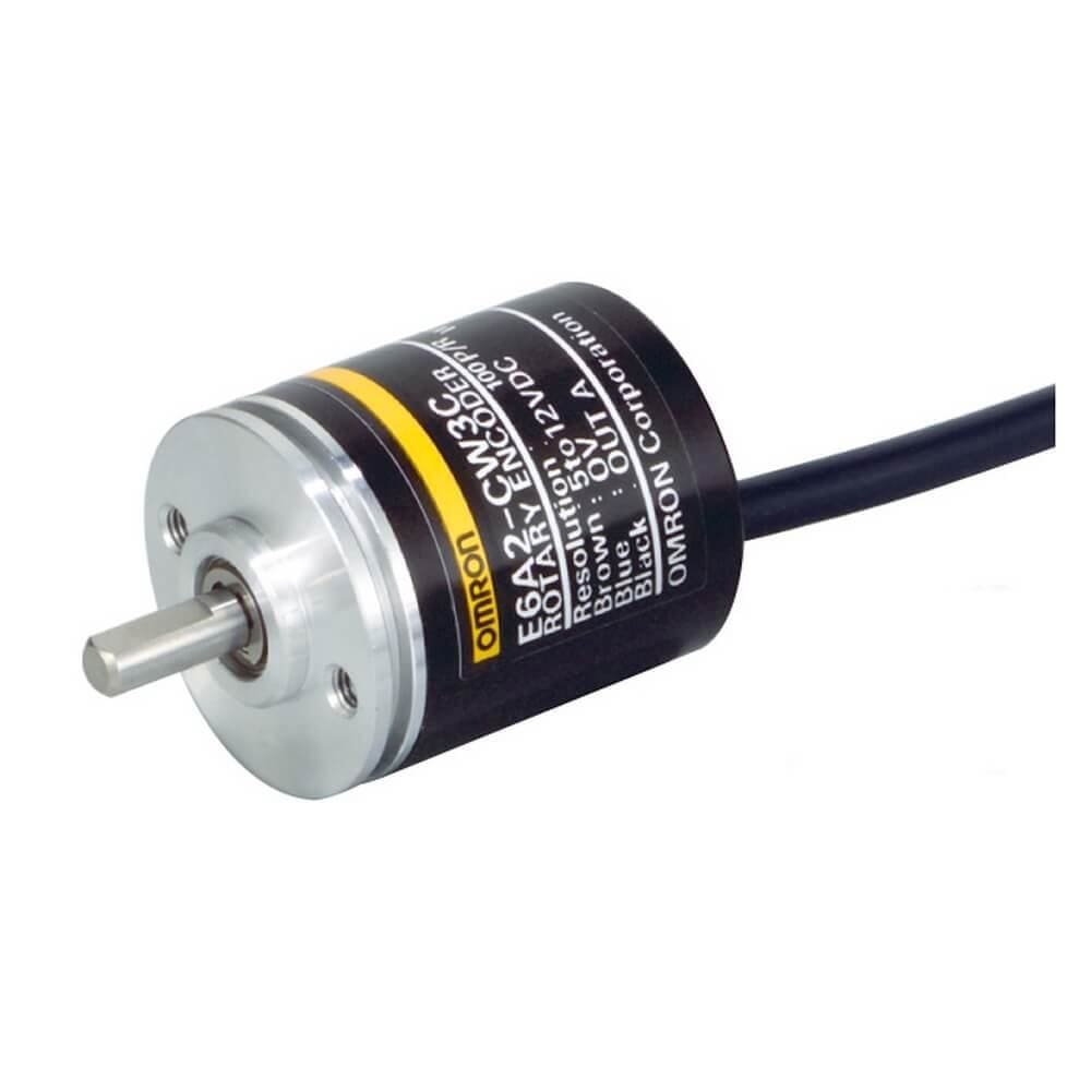 OMRON - E6A2-CW5C 100P/R 0.5M  ENCODER INCREM.AB100PPR NPN 12-24V CC