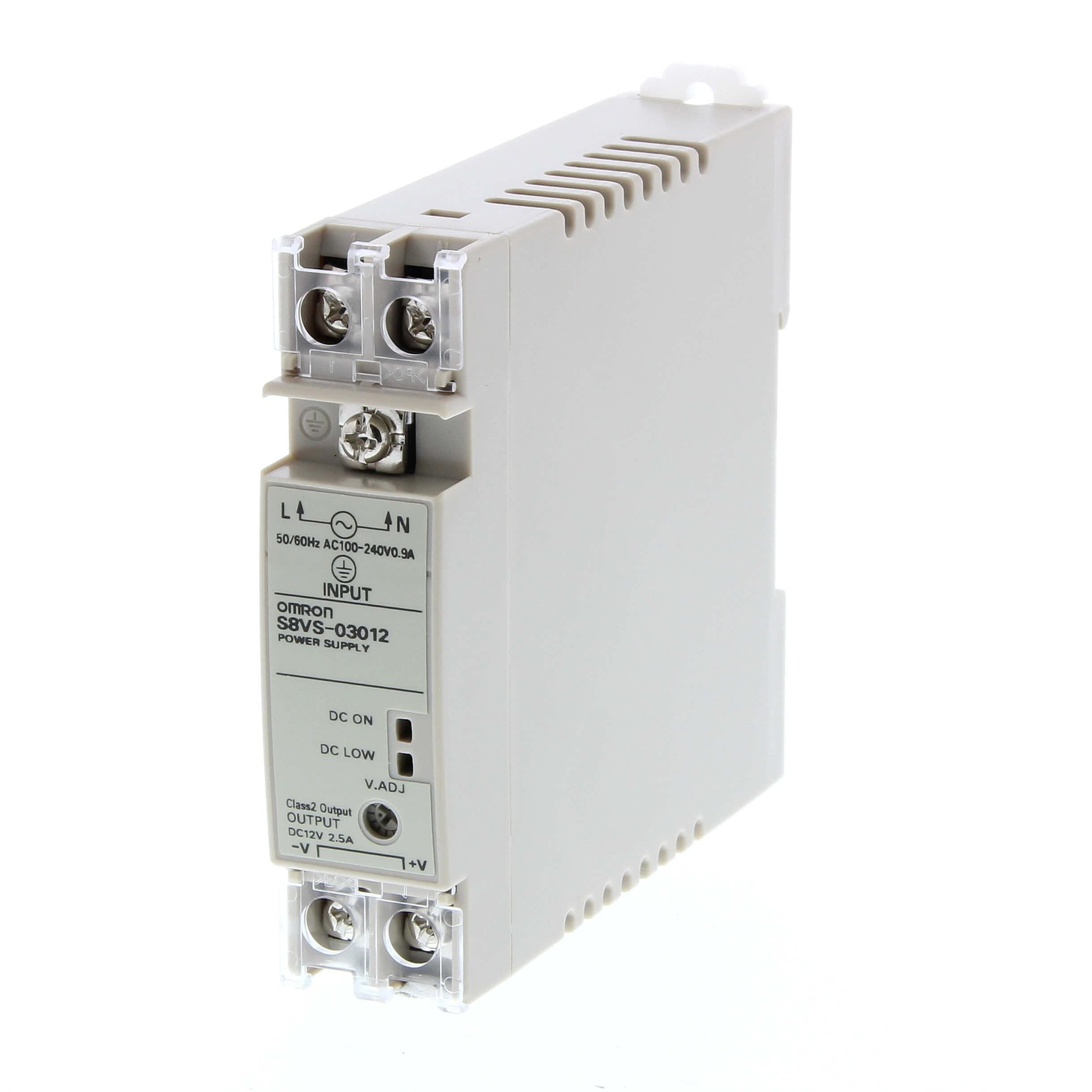 OMRON - Fuente de alimentación 30W 12V 2,5-22,5mm carril DIN