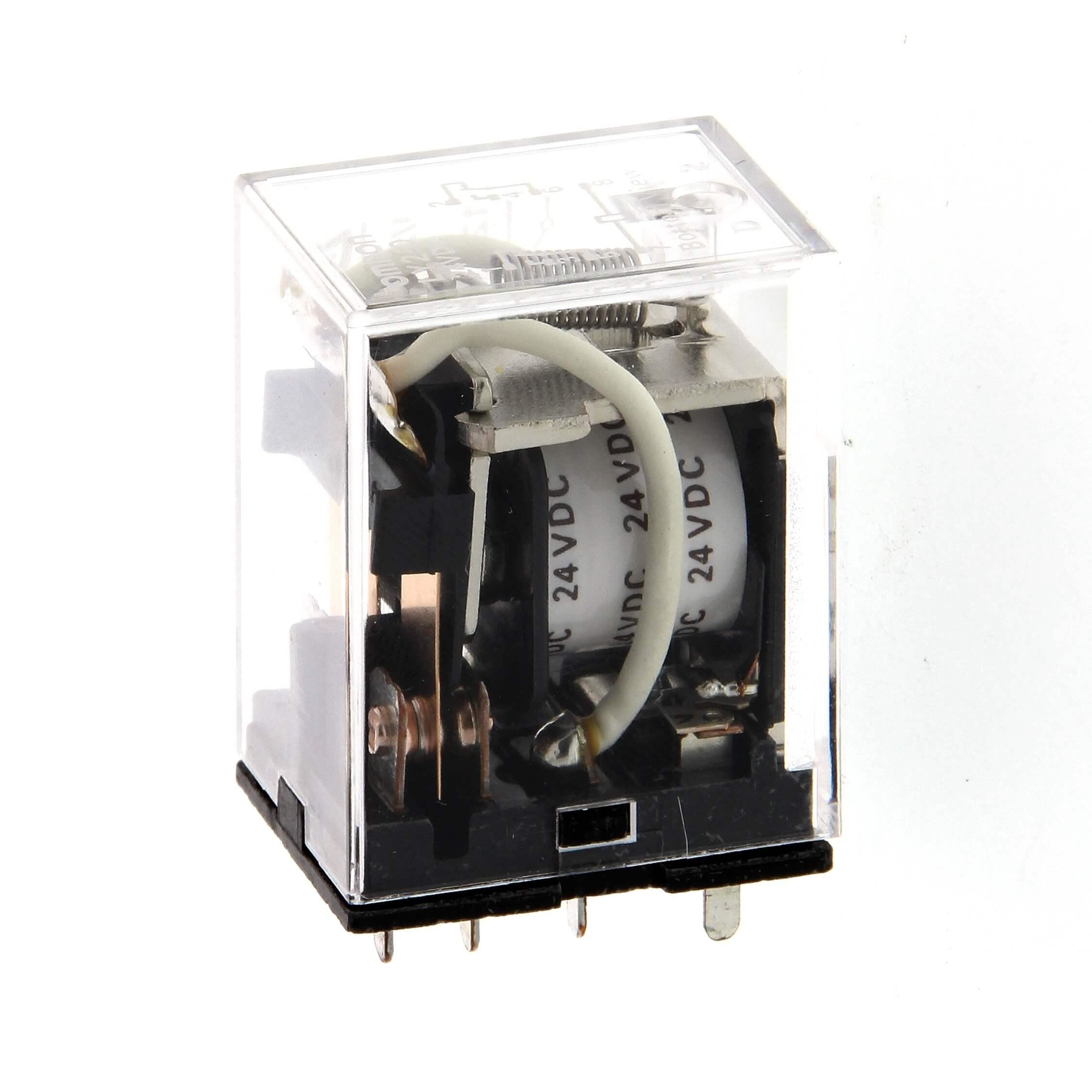 OMRON - LY2 24VDC  RELÉ DPDT 10A ENCHUFABLE/SOLDAR