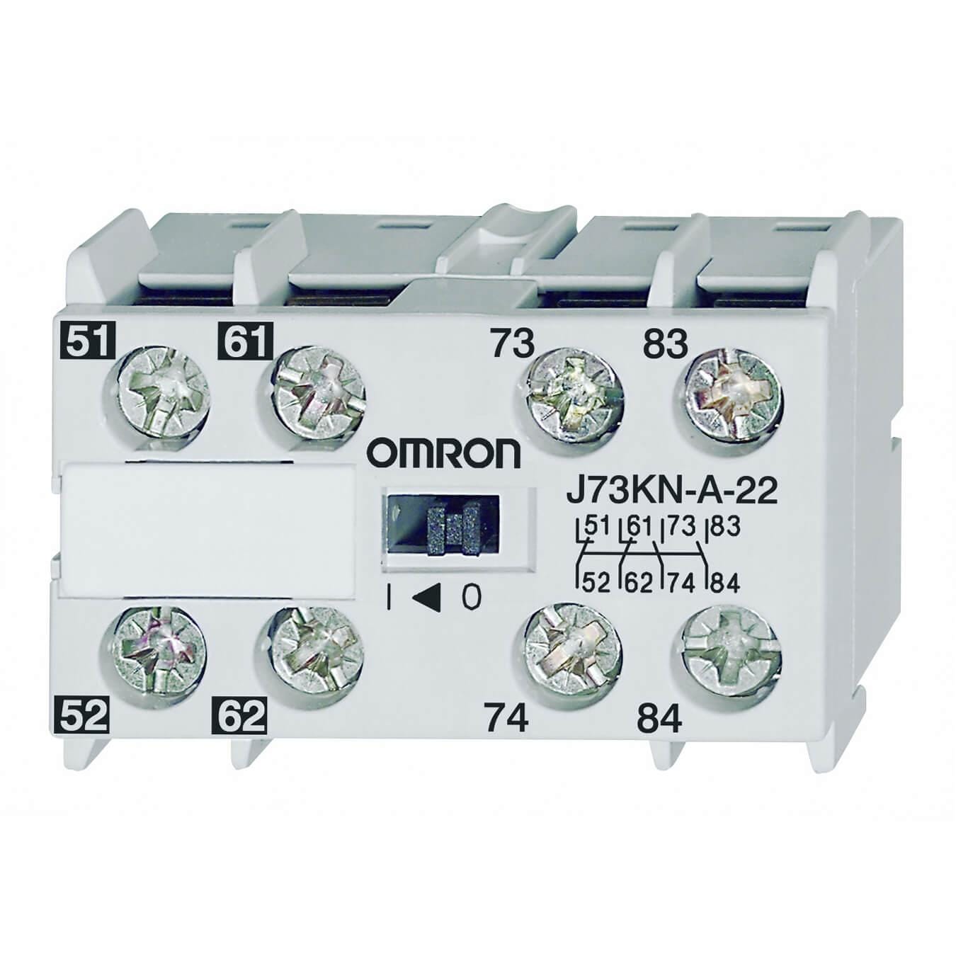 OMRON - J73KN-A-22  AUXILIAR FRONTAL (J7KNA-AR) 2NA + + 2NC