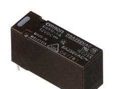 OMRON - Relé SPDT sellado 8A AgNi + baño de oro