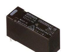 OMRON - Relé SPDT sellado 8A AgNi + baño de oro