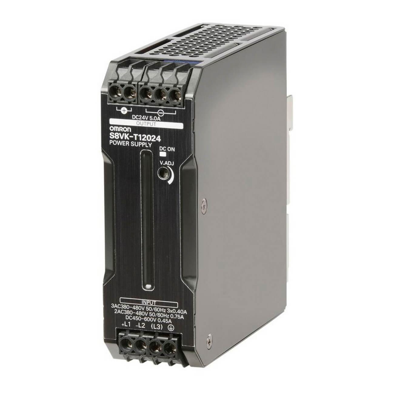 OMRON - S8VK-T12024  FUENTE ALIM.TRIF.120W 5A 24V CRL.DIN