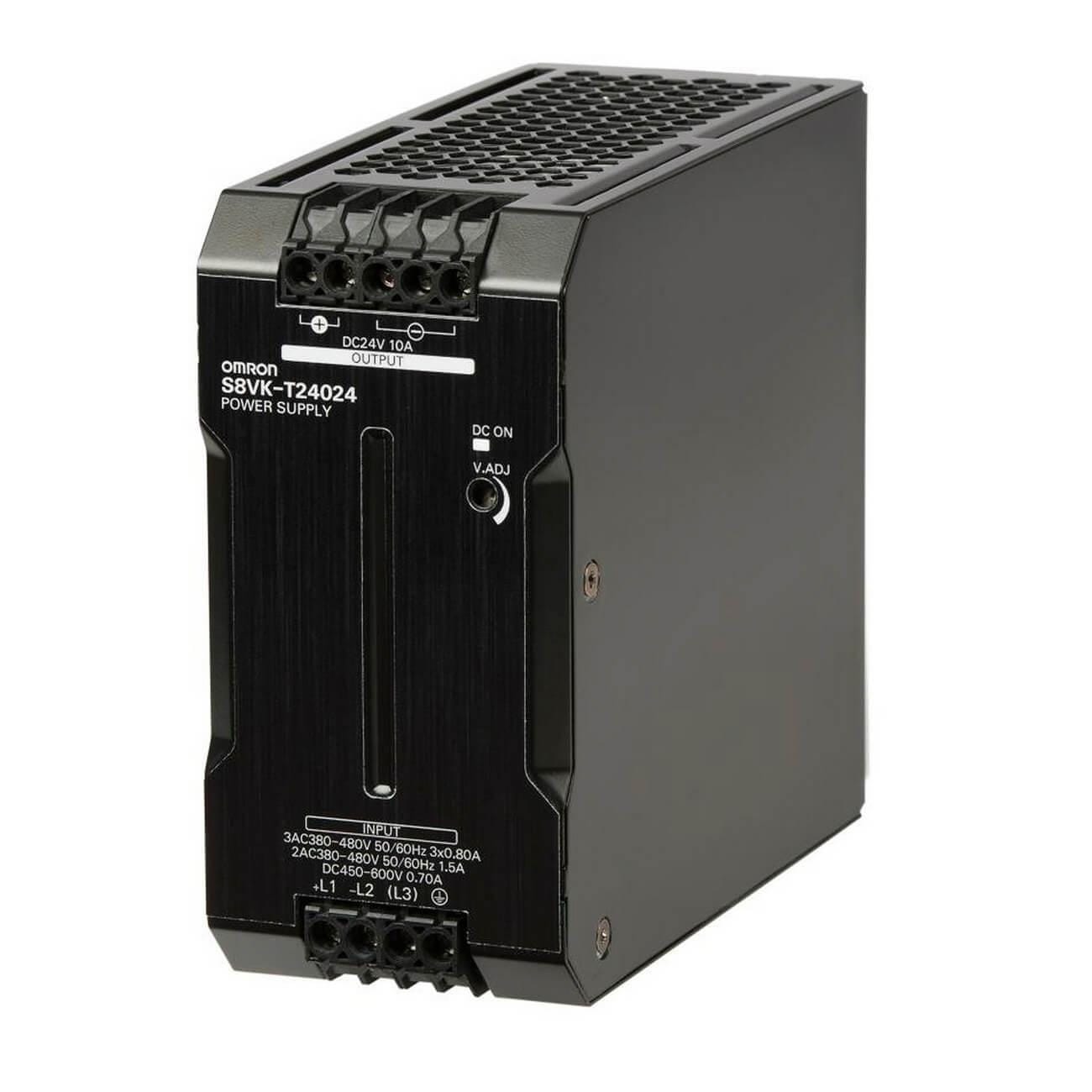 OMRON - S8VK-T24024  FUENTE ALIM.TRIF.240W 10A 24V CRL.DIN