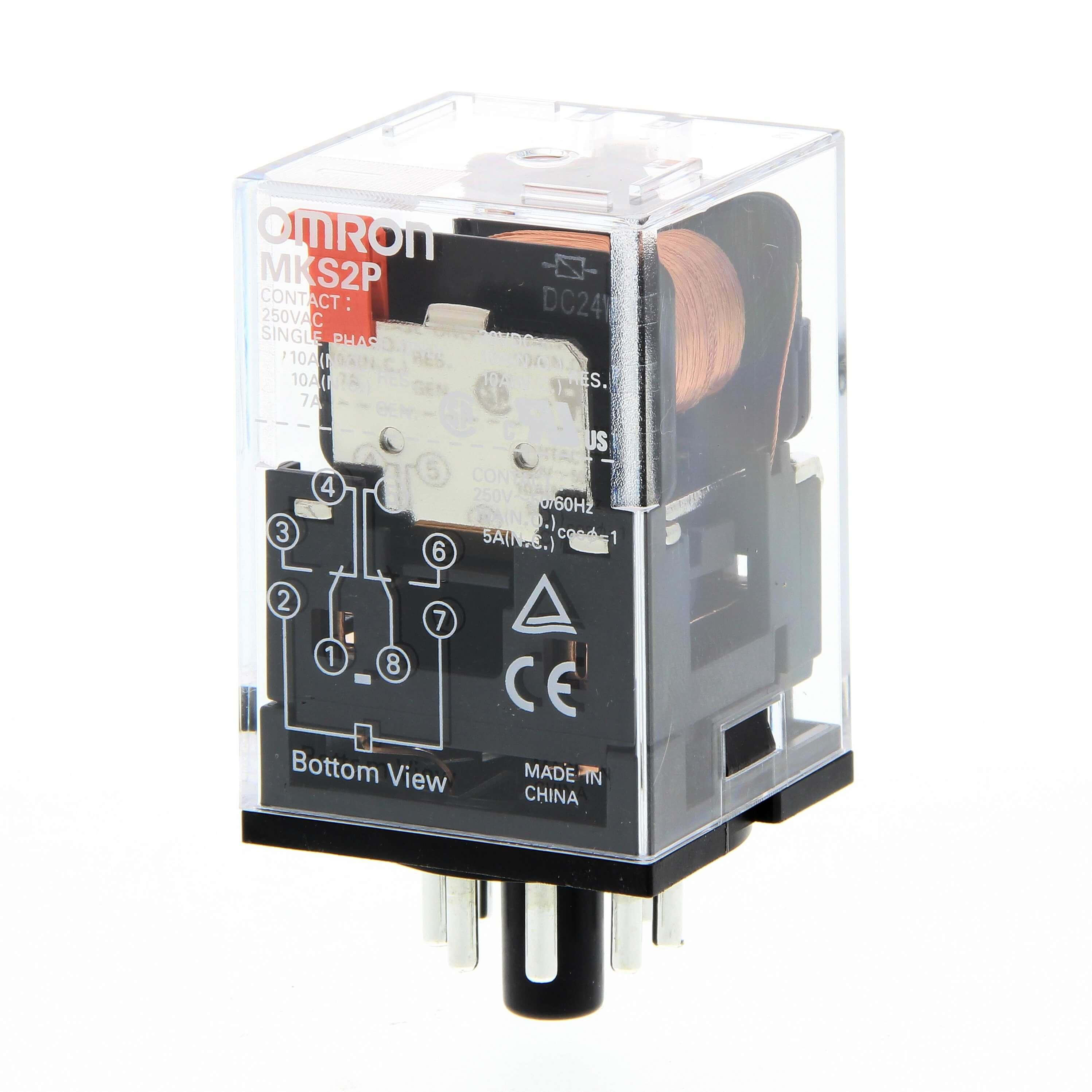 OMRON - Relé 3PDT 10A MKS2PAC110BYOMZ
