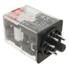 OMRON - Relé DPDT 10A indicador mecánico LED pulsador prueba