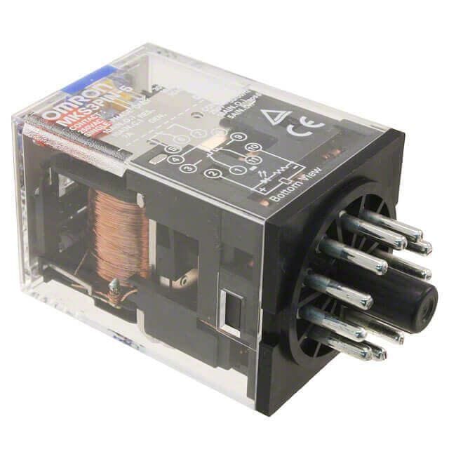 OMRON - MKS3PIN-5 24VDC  RELÉ 3PDT 10A MKS3PIN5DC24BYOMZ