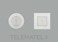 SAGELUX - Baliza señalización EVEREST LED ámbar embellecedor blanco