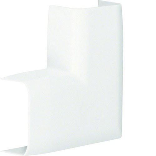 HAGER - Ángulo plano para minicanal ATA 12x20mm blanco RAL9016
