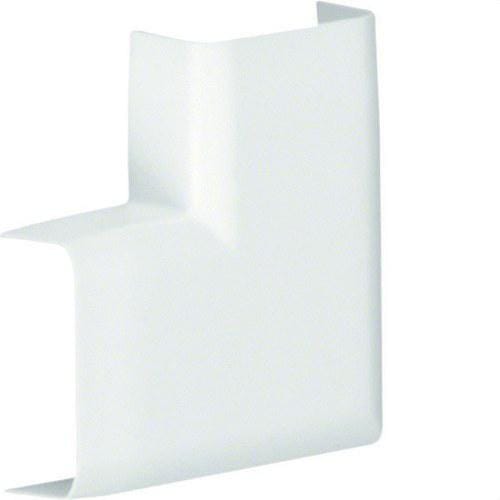 HAGER - Ángulo plano para minicanal ATA 12x30mm blanco RAL9016