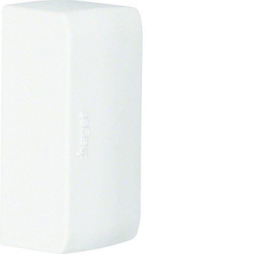 HAGER - Tapa final para minicanal ATA 20x50mm blanco RAL9016