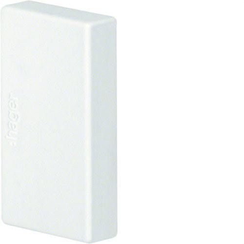 HAGER - Tapa final ABS para minicanales LF 20x35mm blanco RAL9016