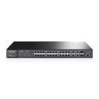 TP-LINK - TP-LINK SWITCH 24 X 10/100/1000 + 4 X SFP L2