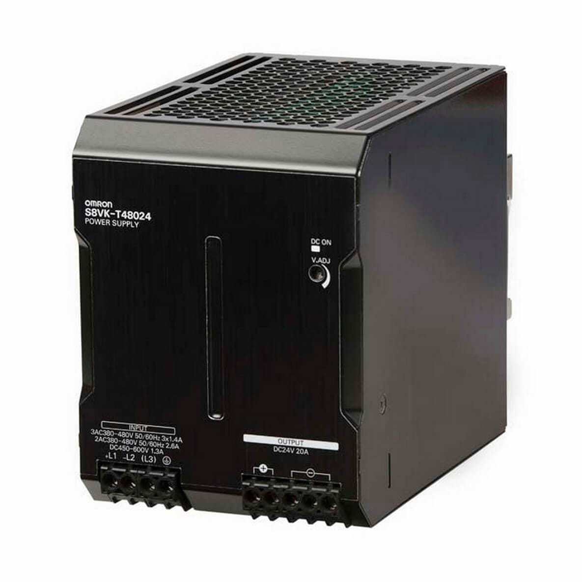 OMRON - S8VK-T48024  FUENTE ALIM.TRIF.480W 20A 24V CRL.DIN