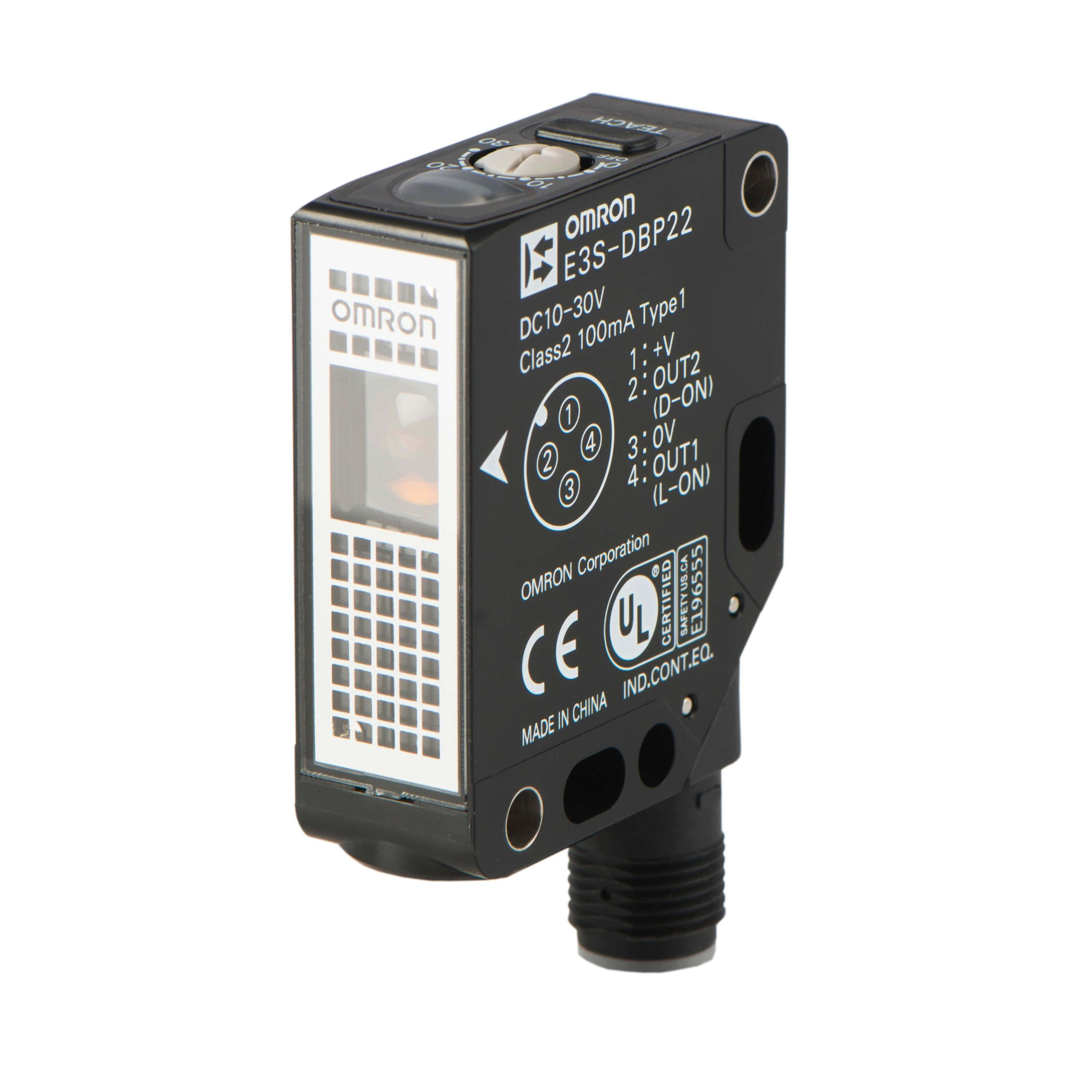 OMRON - Sensor plástico SmartTeach 4,5m PNP M12 PRO +