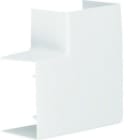 HAGER - Ángulo plano ABS para canales LF400600 blanco RAL9016