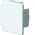 HAGER - Tapa final ABS para canales LF400400 blanco RAL9016