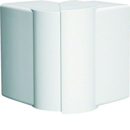 HAGER - Ángulo exterior variable ABS para canales LF601100 blanco RAL9016