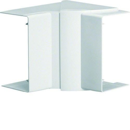 HAGER - Ángulo interior variable ABS para canales LF601100 blanco RAL9016