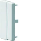 HAGER - Tapa final ABS para canales LF de 110mm de ancho blanco RAL9016