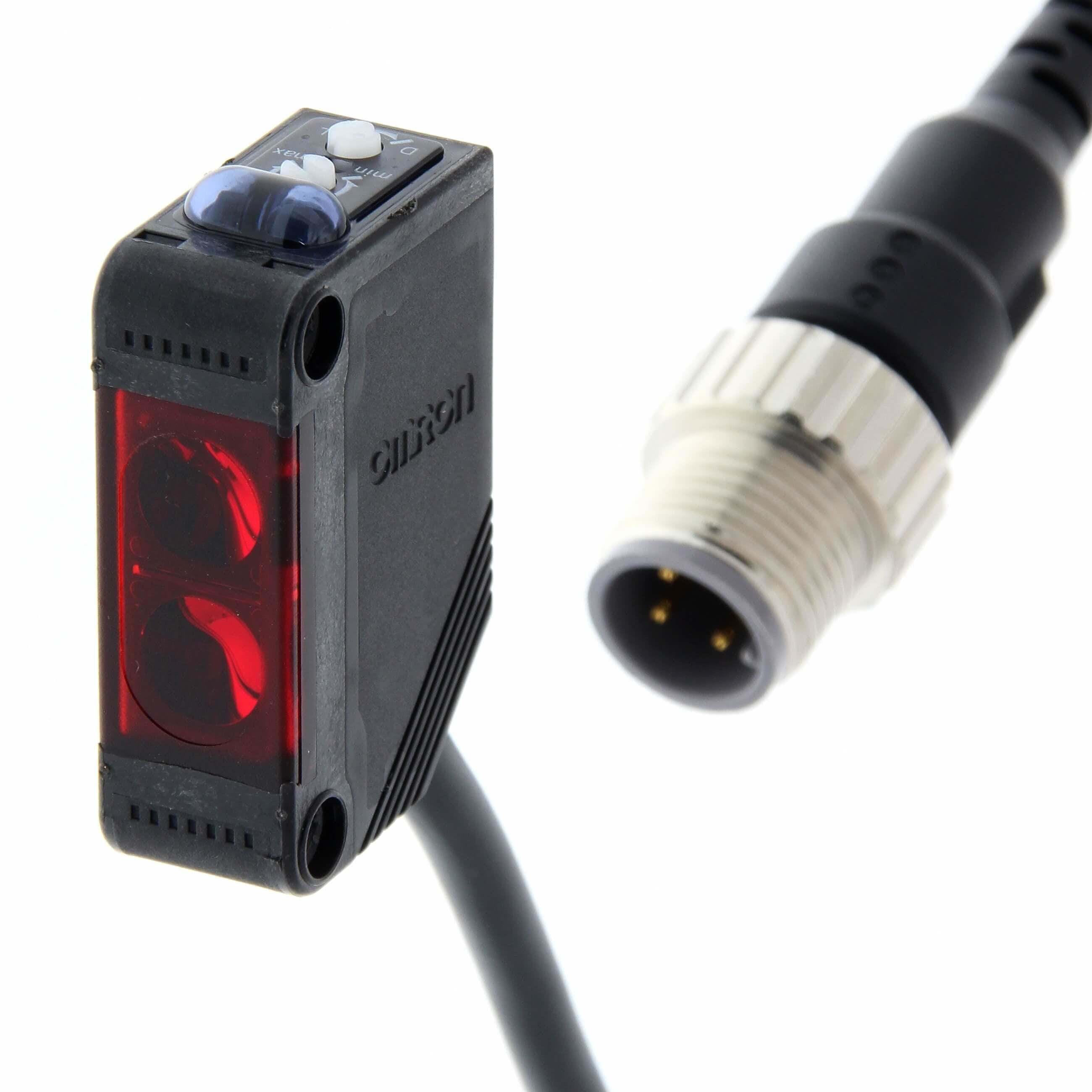 OMRON - Sensor fotocélula ecológica 3 hilos espejo 4m PNP 0,3m M12