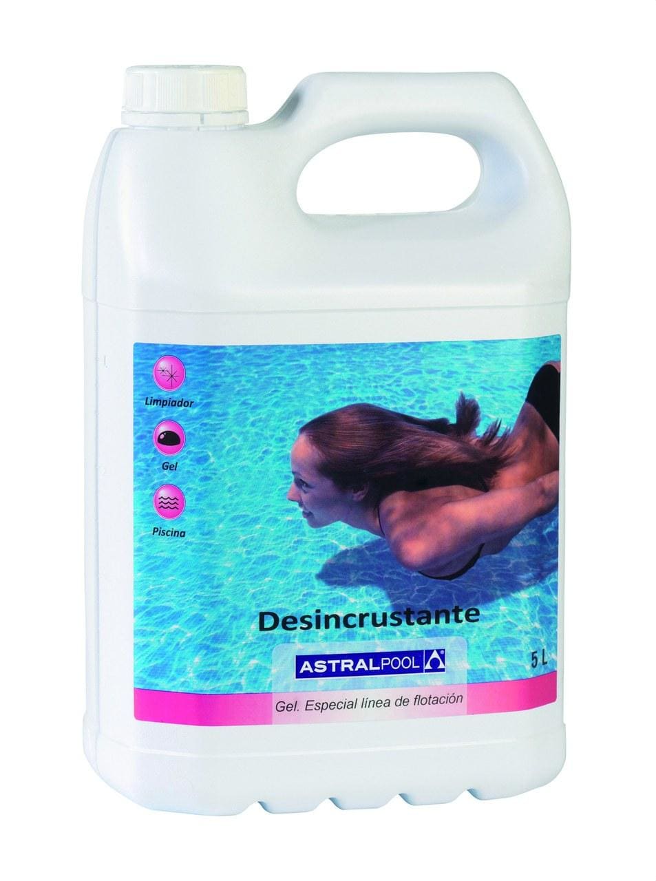 ASTRALPOOL - Desincrustante gel línea flotación(en 5l)
