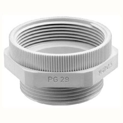 INTERFLEX - Adaptador rosca macho Pg29 hembra M40 poliamida fibra de vidrio
