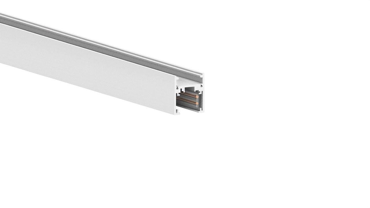 ARKOSLIGHT - Carril 48V superficie SHORT 3m blanco texturizado
