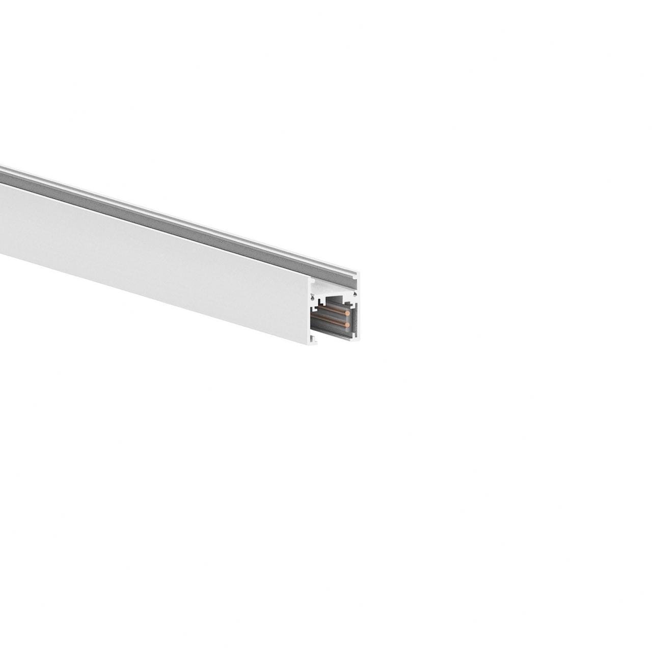 ARKOSLIGHT - Carril 48V superficie SHORT 1m blanco texturizado