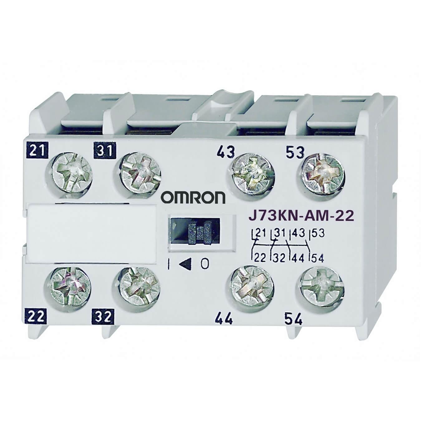 OMRON - J73KN-AM-22  AUXILIAR FT.(J7KNA-09..12)2NA+2NC