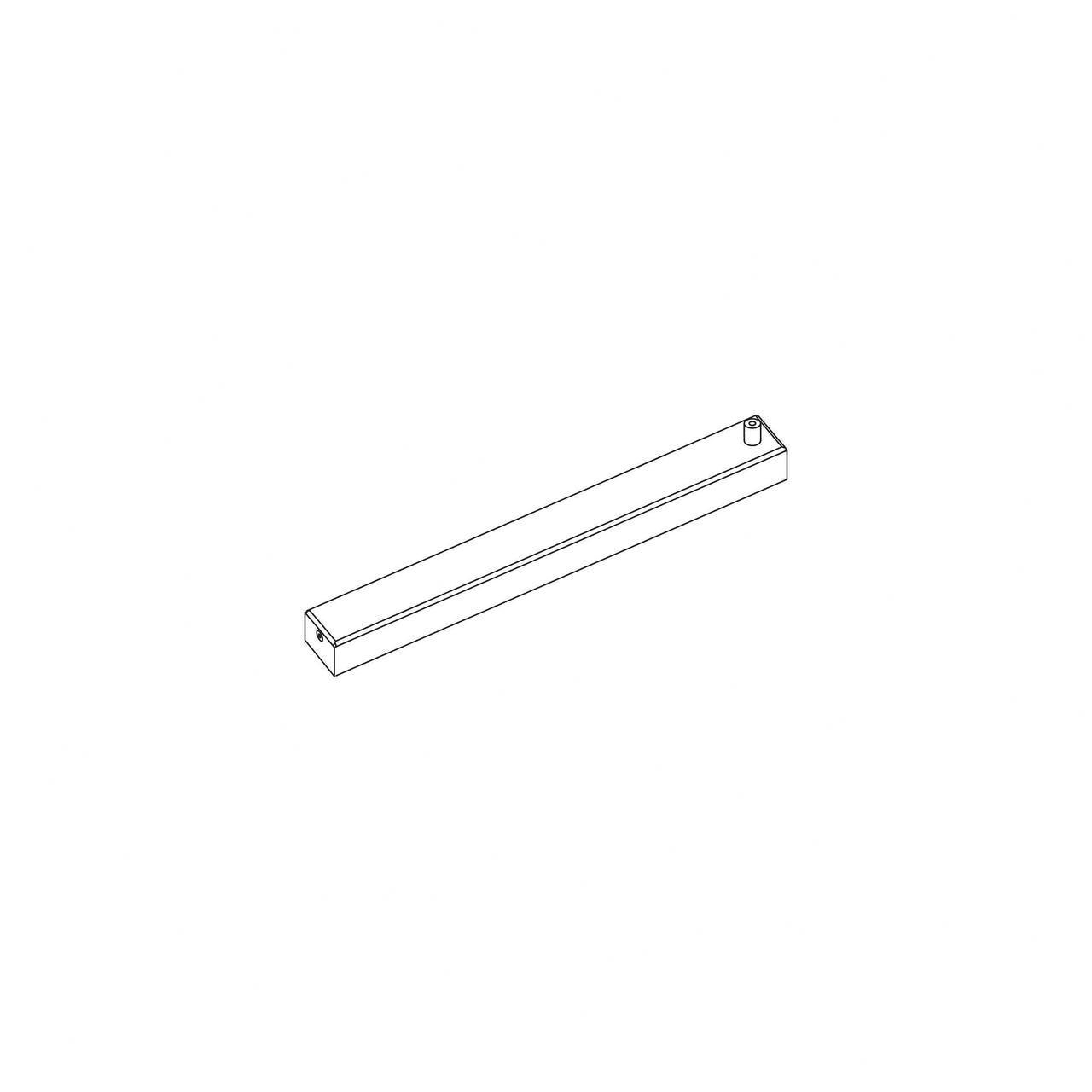 ARKOSLIGHT - Caja de alimentación MINIMAL TRACK 24V suspensión 100W negro texturizado