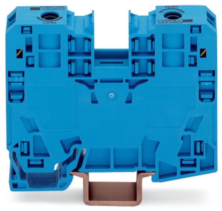 WAGO - Borna paso Serie 285 2 conductores 86mm azul