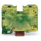 WAGO - Borna tierra Serie 285 2 conductores 86mm verde amarillo