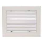 AIRZONE - Rejilla retorno clip con regulación 200x150mm blanco