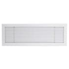 AIRZONE - Rejilla lineal clip regulación 450x100mm blanco