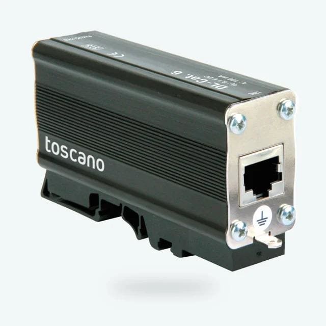 TOSCANO - Línea CAT 6 ETHERNET 6V DC 1 6kA RJ45/RJ45