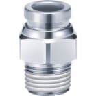 SMC - KQB2H23-M5  RACOR METÁLICO RECTO MACHO HEXAGONAL  Ø3.2 M5