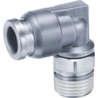 SMC - KQB2L23-M5  RACOR METÁLICO CODO ORIENTABLE Ø3.2 M5