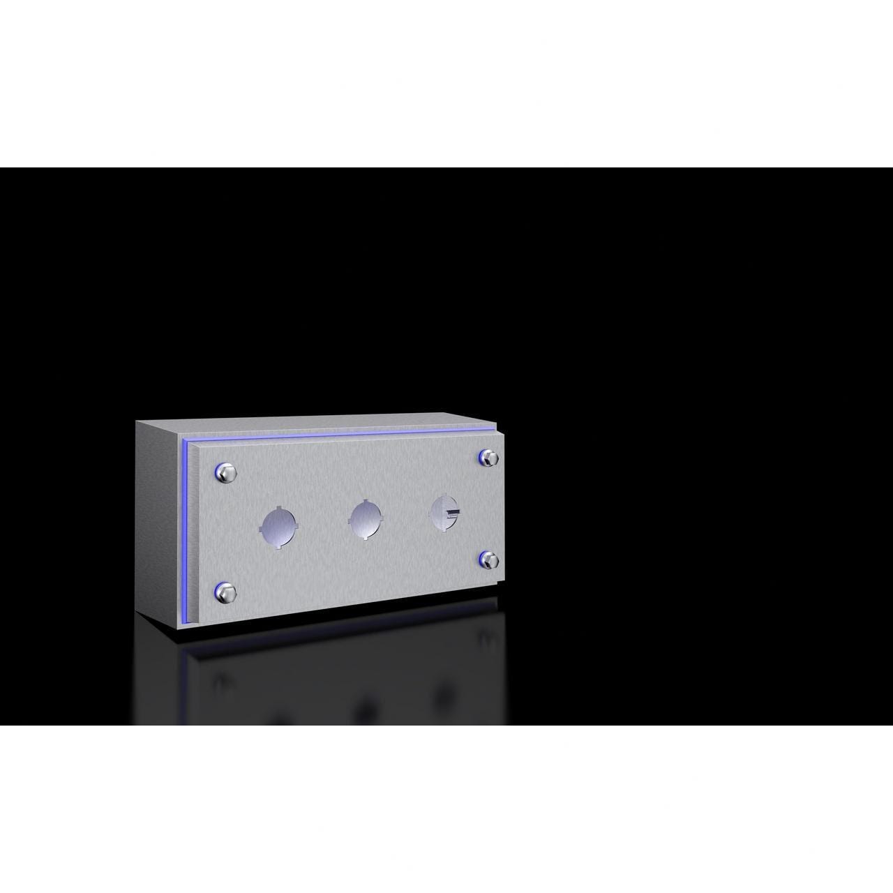 RITTAL - Caja pulsadores HD 100x220x90mm 3x22,5mm