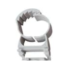 FISCHER - ABRAZADERA NYLON 20-25 FGC (CAJA 50U)