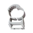 FISCHER - ABRAZADERA NYLON 25-32 FGC (CAJA 50U)