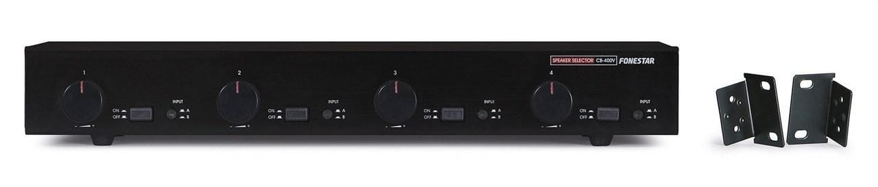 FONESTAR - Selector altavoz estéreo 4 línea 8 omegas