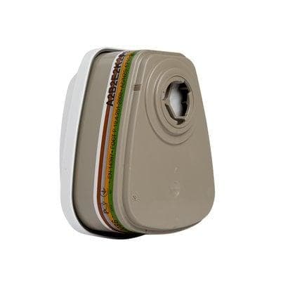 3M MERCADOS ELECTRICOS - 3M™ Filtro para gases, vapores y partículas A2B2E2K2HgP3 + formaldehído, 6099