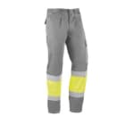JUBA - Pantalón KIOTO alta visibilidad talla XL gris amarillo