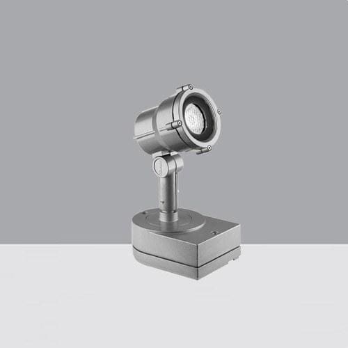 IGUZZINI - Proyector MINIWOODY con base óptica flood 8W 3K gris