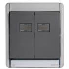 SIMON - Doble conmutador SIMON AQUA 10AX IP55