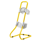 GEWISS - Soporte de tubo metálico para Q-DIN con 14-20 módulos barnizado amarillo