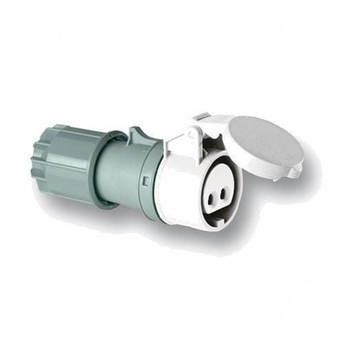 INTERFLEX - Prolongador baja tensión protección TWIST 16A 2 polos 24V violeta