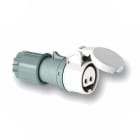 INTERFLEX - Prolongador baja tensión protección TWIST 16A 2 polos 24V violeta